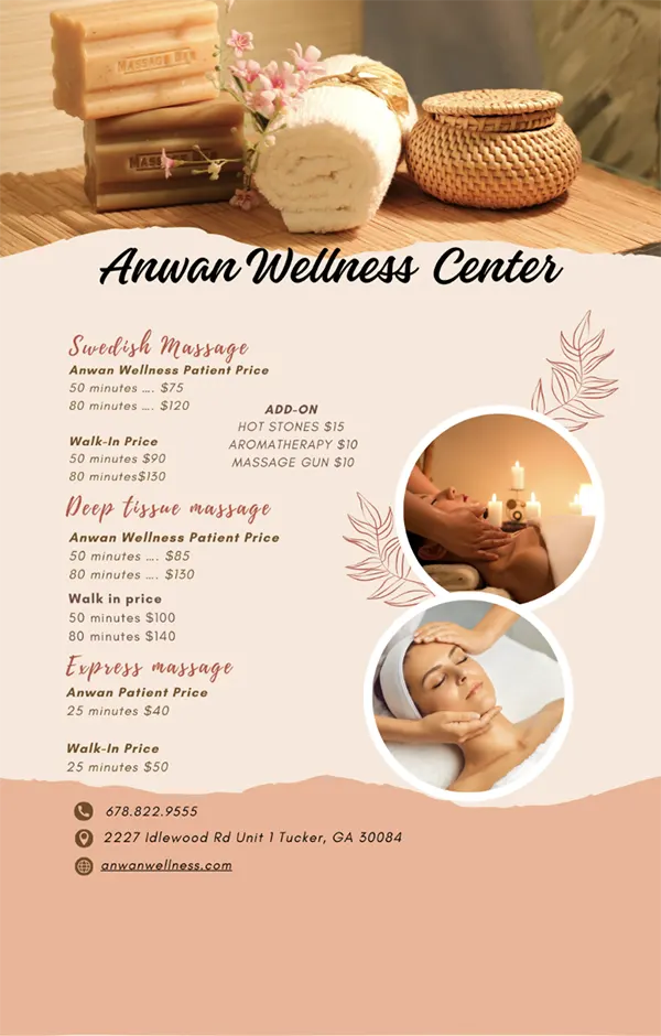 Anwan Massage Promo
