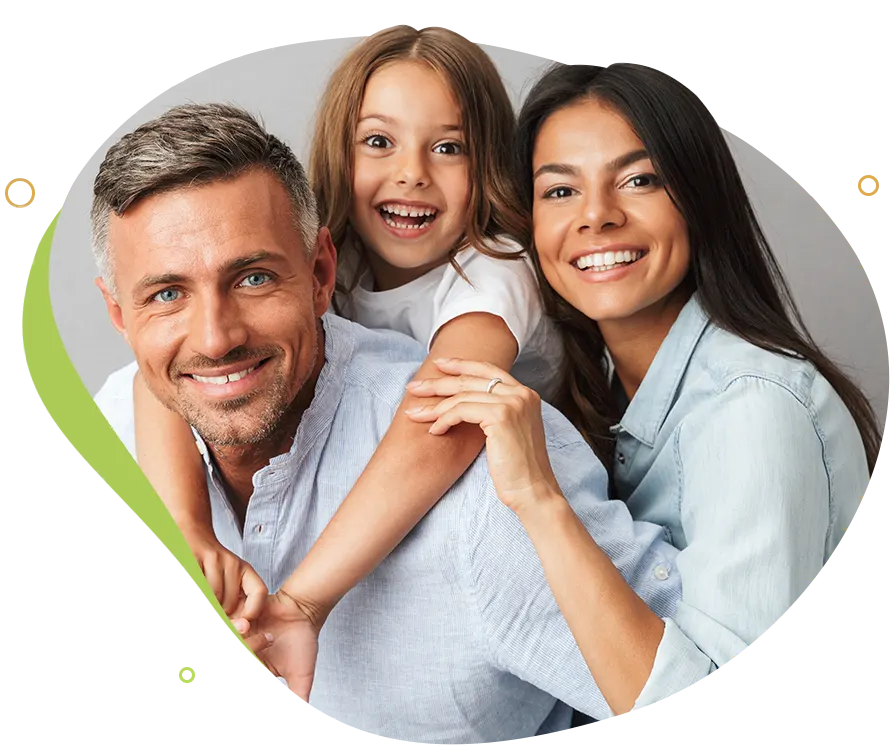 happy family bonding