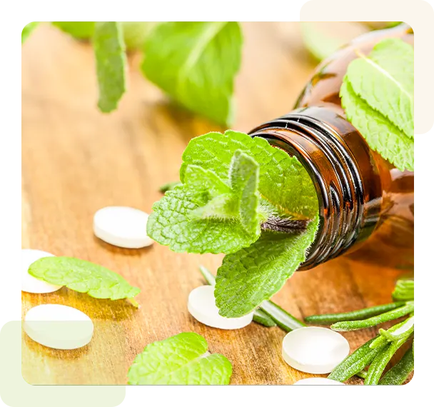 Holistic medicine bottle